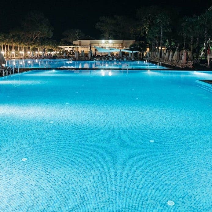 Swimming Pool at Night