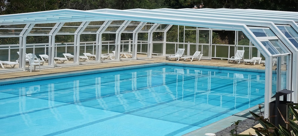 A Swimming Pool With Chlorinators