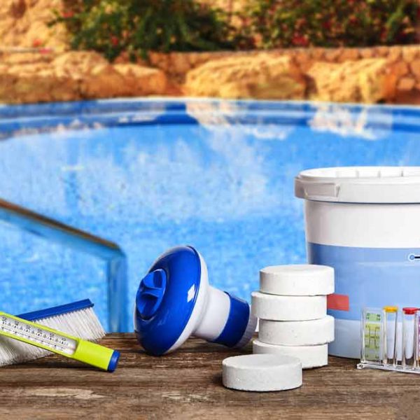 Chemical Cleaning Products And Tools For Maintenance — Hi-Tech Pools & Spas In Yarrawonga, NT