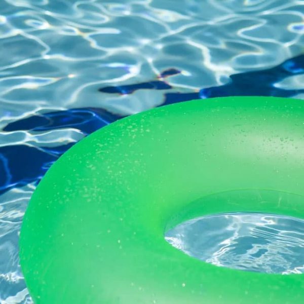 Green Floater On Pool — Hi-Tech Pools & Spas In Yarawonga, NT