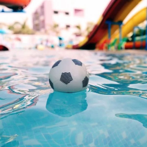 Soccer Ball On The Pool — Hi-Tech Pools & Spas In Yarawonga, NT