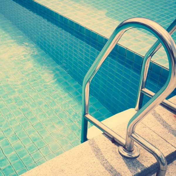 Swimming Pool With Stairs — Hi-Tech Pools & Spas In Yarawonga, NT